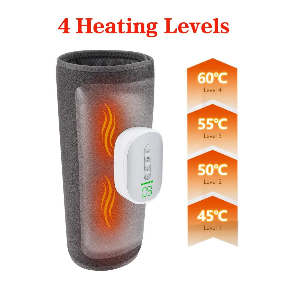 Electric Leg Massager 8 Level 4 Mode Air Pressure Calf Massager Wireless Air Compression Leg Massager Calf Muscle Relaxing