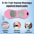 Emeka-3-in-1 Back Massager with Relief Deep Massage Gentle Stretching Warming Restoration Lower Back Pain Relief Waist Massager