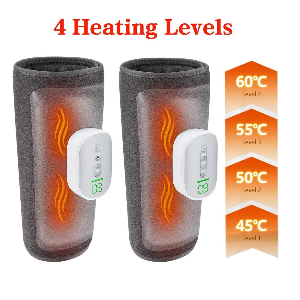 Electric Leg Massager 8 Level 4 Mode Air Pressure Calf Massager Wireless Air Compression Leg Massager Calf Muscle Relaxing