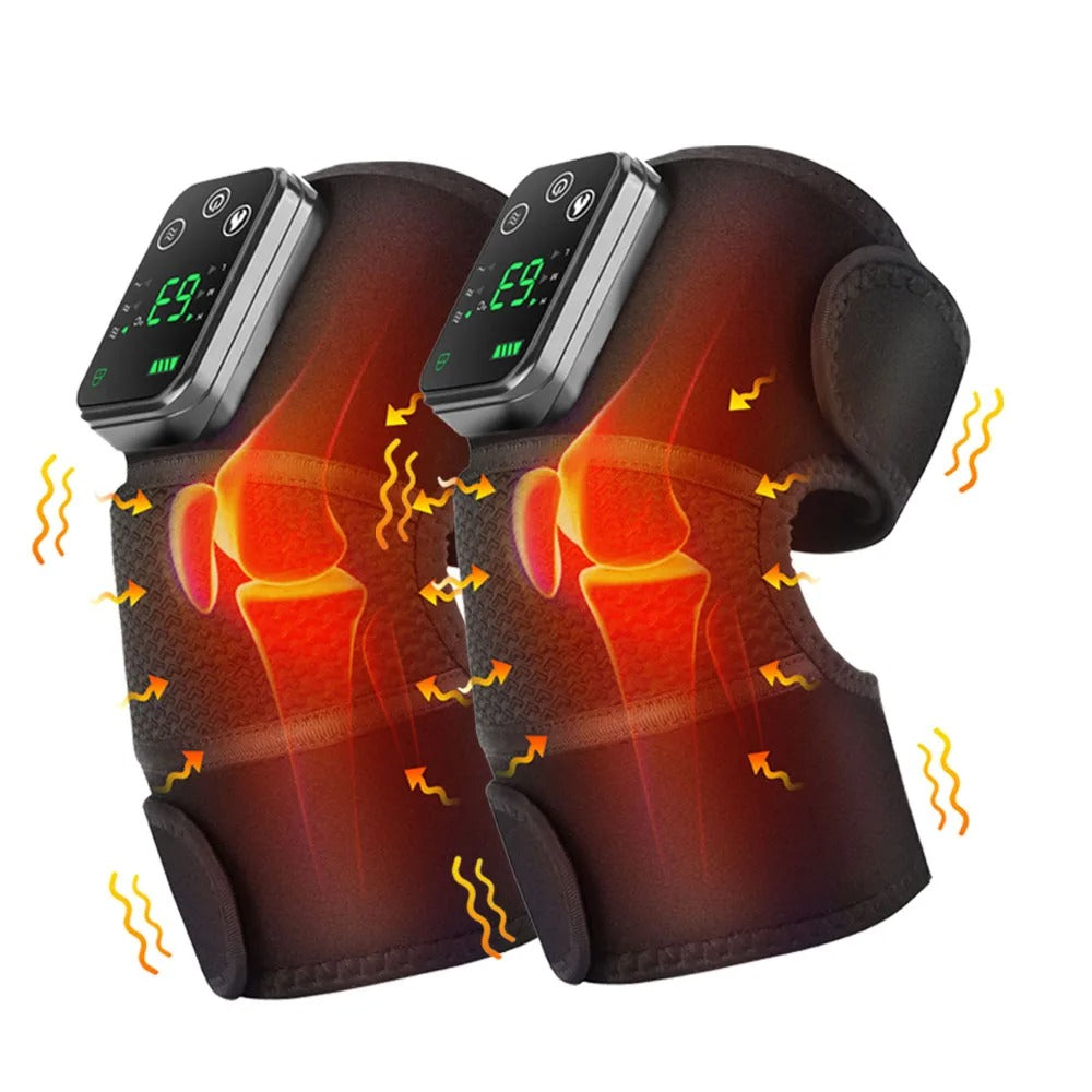 Electric Heating Knee Massager Joint Elbow Knee Pad Shoulder Pad Vibration Knee Shoulder Massage