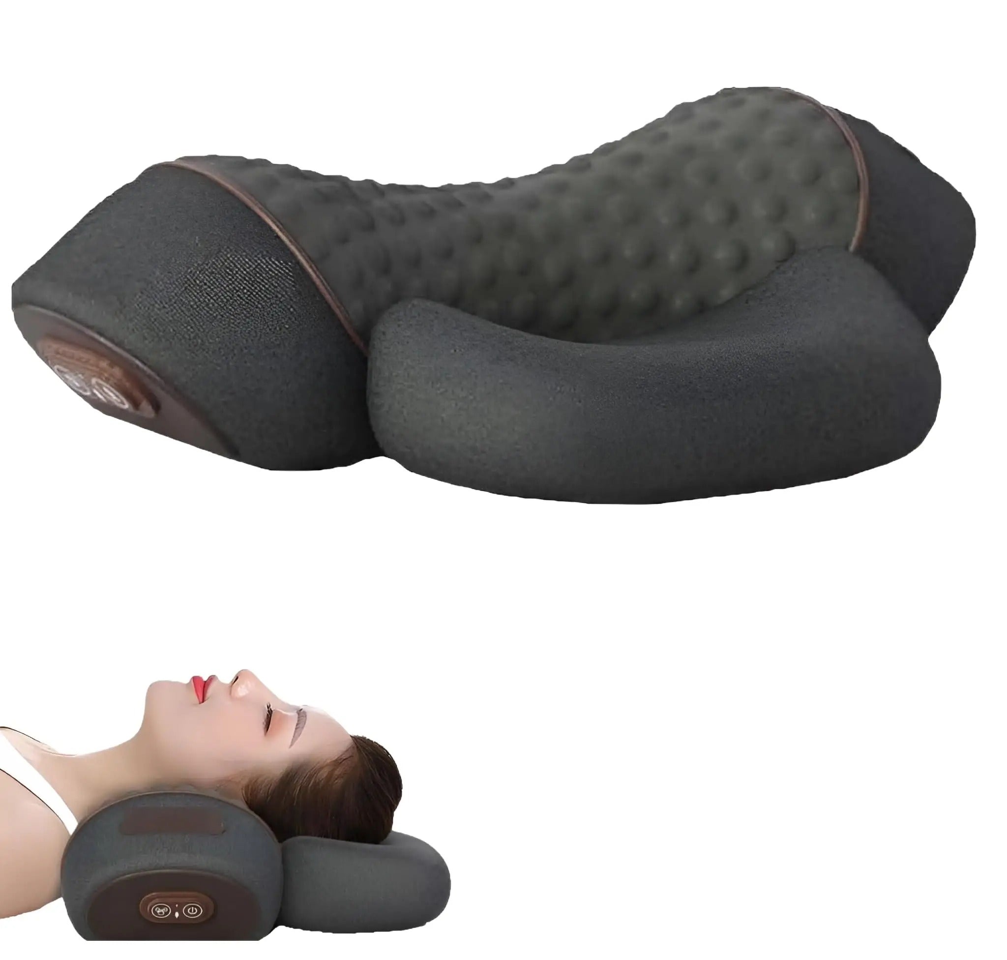 Callixe thera Pillow Massage Neck Hump, Callixe thera 3-in-1 Heated Pillow Traction Massager, Memory Foam Pillows