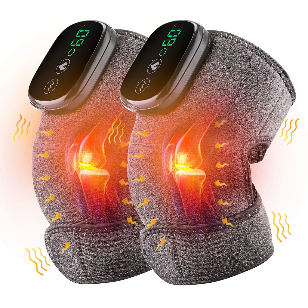 Electric Heating Knee Massager Joint Elbow Knee Pad Shoulder Pad Vibration Knee Shoulder Massage