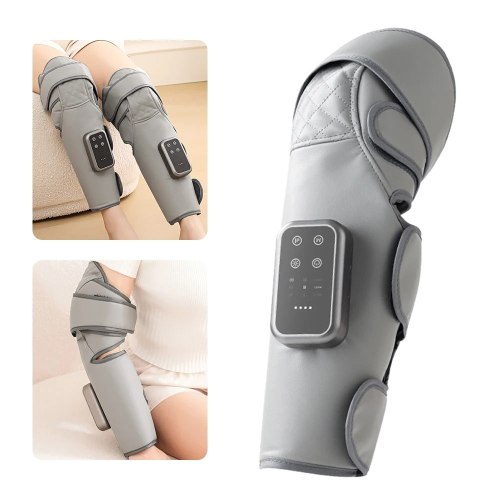 Electric Leg Massager Athletes Heating Muscle Relaxation Foot Leg Recovery Massage Machine Promotes Blood Circulation Tools