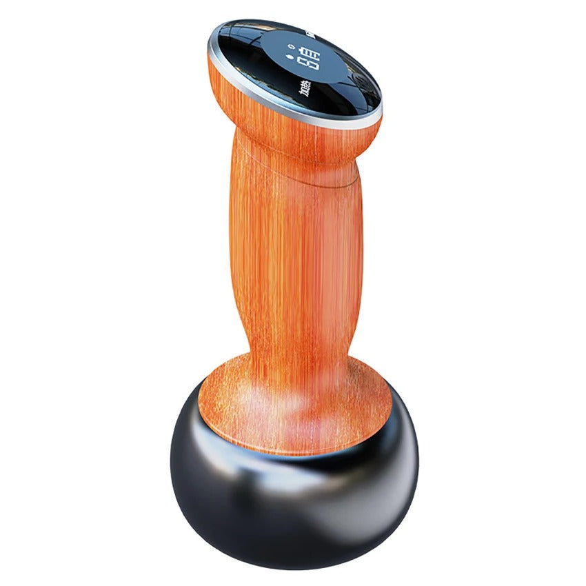 Electric Hot Stone GuaSha Massager Skin Scraping Back Neck Massage Shock Relax Muscles Bian Stone Guasha Tool Physiotherapy