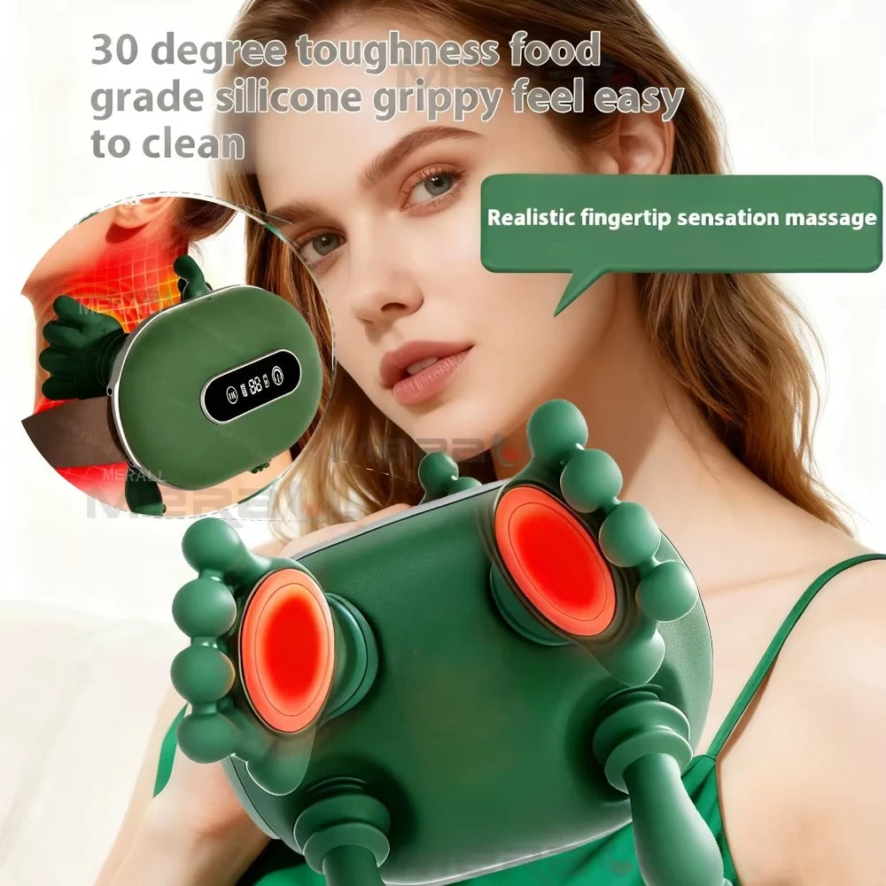 Neck Massager Machine Shoulder Shiatsu Massager Relax Pain Electric Cervical Spine Bionic Massager Muscle Kneading Trapezius