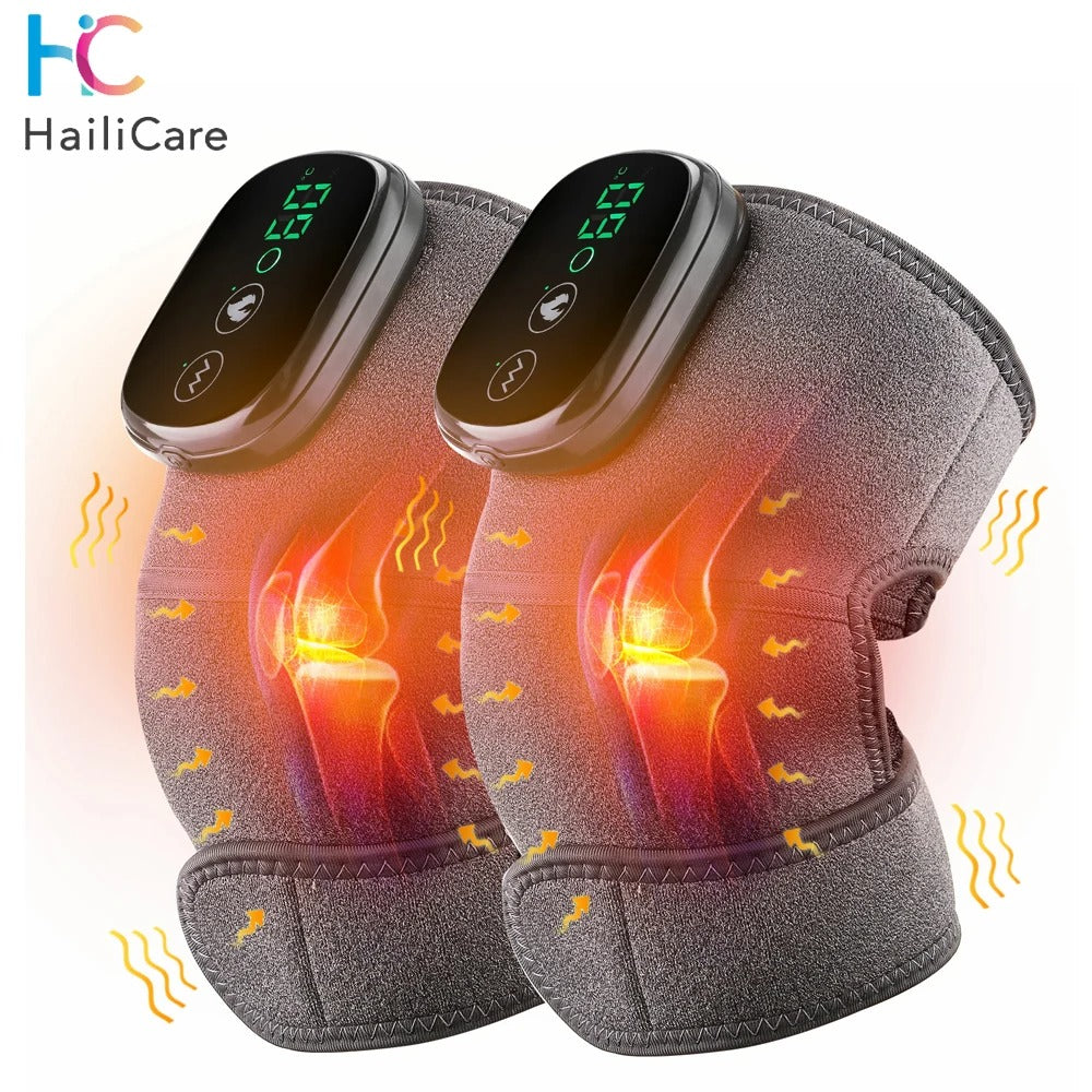 Electric Heating Knee Massager Joint Elbow Knee Pad Shoulder Pad Vibration Knee Shoulder Massage