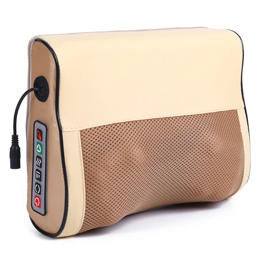 Back Neck Massager Infrared Heating Electric Shoulder Foot Massage Pillow Deep Tissue Kneading For Waist Legs Shoulder Women Men