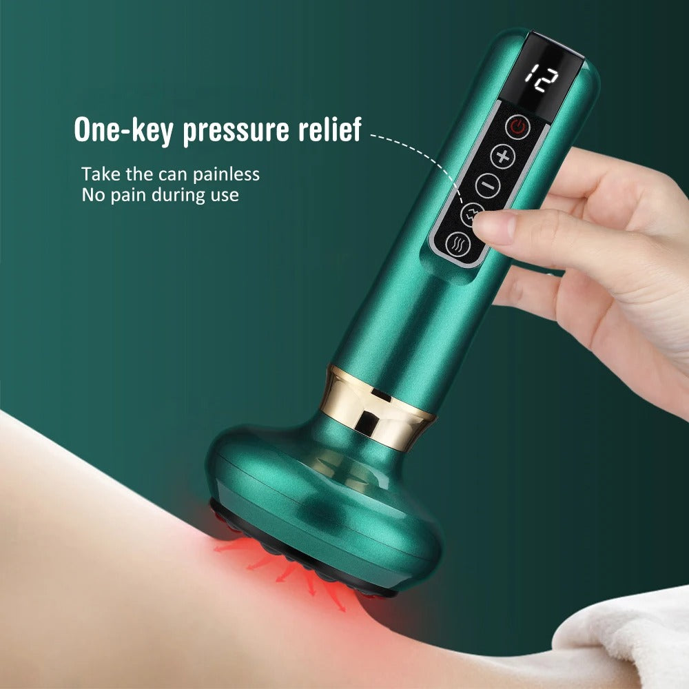 Electric Vacuum Cupping Massage Body Cups Anti-Cellulite Therapy Massager for Body Electric Guasha Slimming