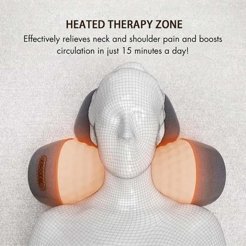 Callixe thera Pillow Massage Neck Hump, Callixe thera 3-in-1 Heated Pillow Traction Massager, Memory Foam Pillows