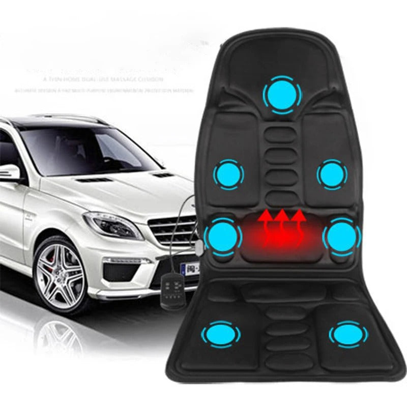 Car Home Office Lumbar Massage Chair Cussion Machine Electric Heating Vibrating Neck massager Back Car mat Pain Relief Pads