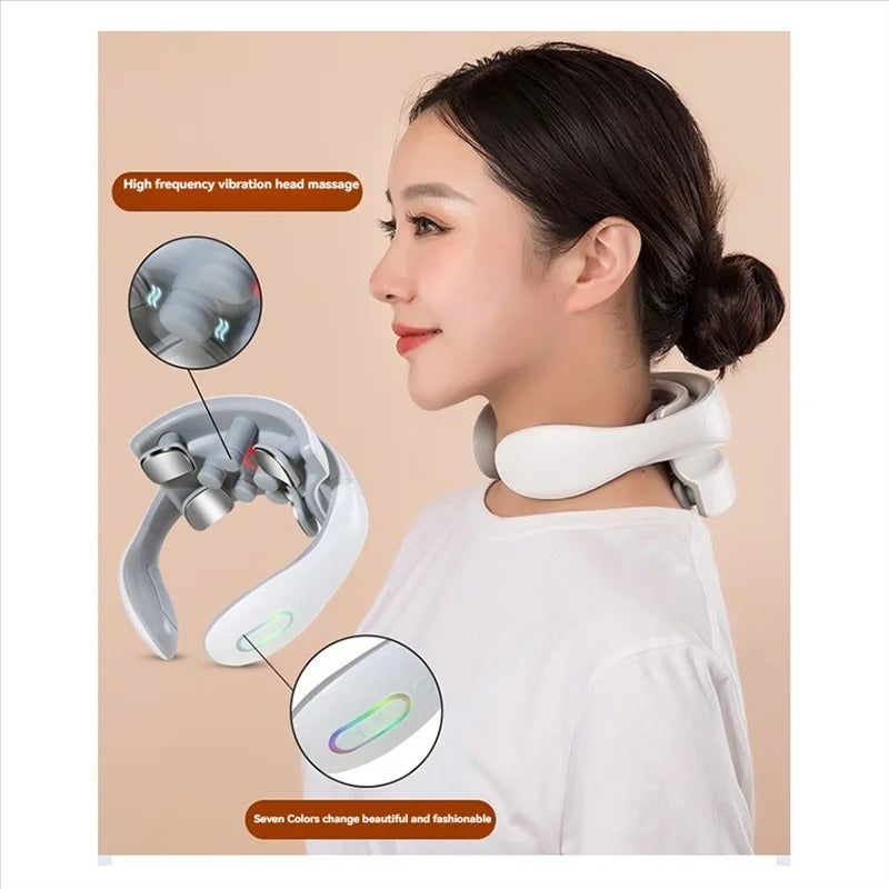 Most-Portable Cervical Massager Smart Cervical Massager Hot Compress Cervical Massager Rechargeable Cervical Massager