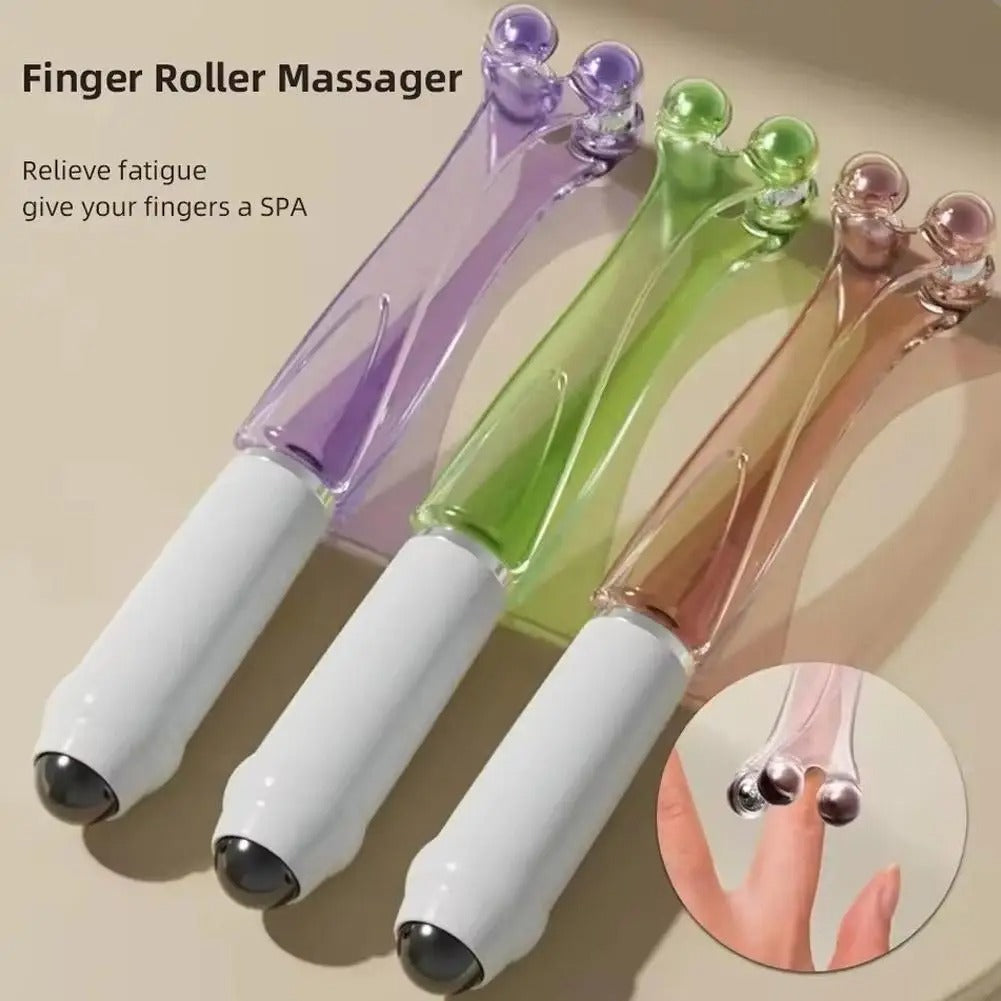 Finger Joint Acupoint Massager Rollers Handheld Hand Acupuncture Points Massager Relieve Finger Fatigue Arthritis Massage Tool