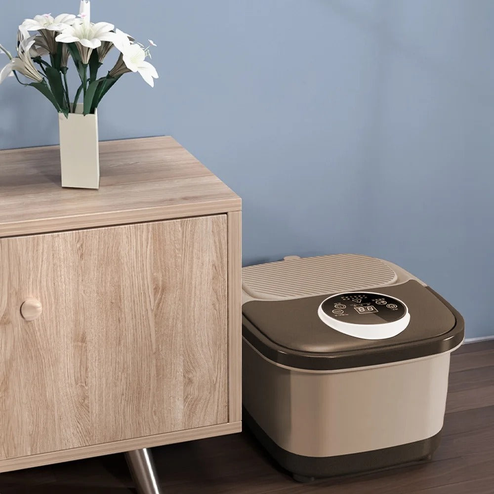 Portable Fully Automatic Massage Heating Foot Bath Mini Acupressure Massage Points Household Fumigation Foot Bath