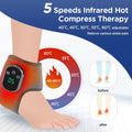 Electric Foot Heat Massager Hot Compresses Vibration Massager Breathable Material Foot and Ankle Joint Hot Compress Protection