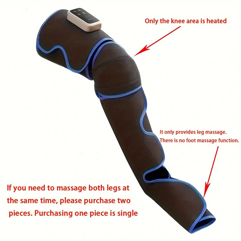 360° Foot Air Pressure Electric Leg Massager Promotes Blood Circulation Muscle Relaxation Lymphatic Drainage Relieve Health Care