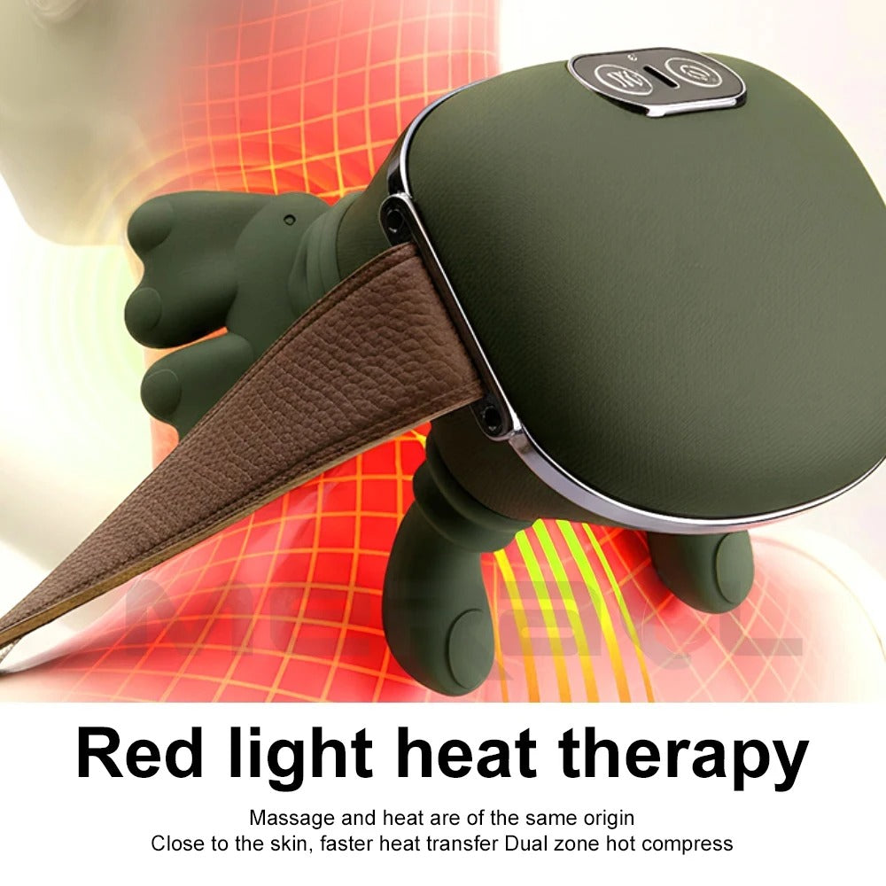 Neck Massager Machine Shoulder Shiatsu Massager Relax Pain Electric Cervical Spine Bionic Massager Muscle Kneading Trapezius