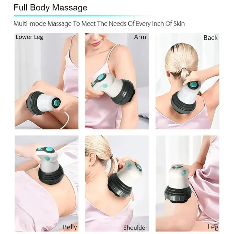 Electric Body Slimming Massager Handheld Infrared Massage Anti Cellulite Massager for Arm Leg Hip Belly Fat Remover