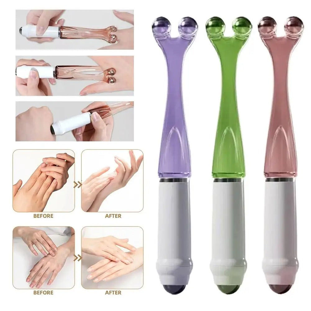 Finger Joint Acupoint Massager Rollers Handheld Hand Acupuncture Points Massager Relieve Finger Fatigue Arthritis Massage Tool