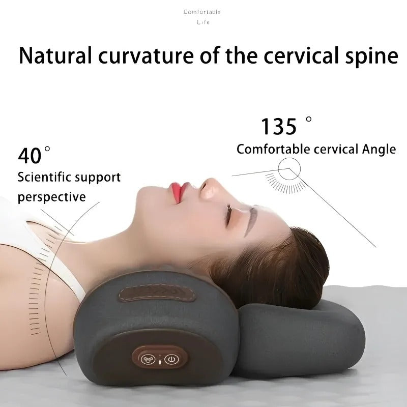 Callixe thera Pillow Massage Neck Hump, Callixe thera 3-in-1 Heated Pillow Traction Massager, Memory Foam Pillows
