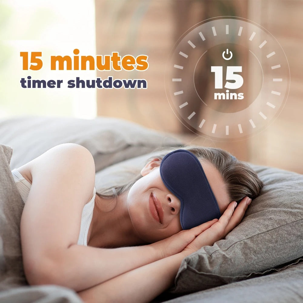 USB Electric Heated Steam Eyes Mask Hot Compress Warm Eye Care Massager Relieve Tired Eyes Dry