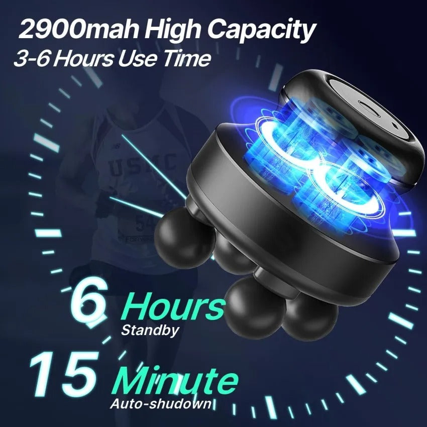 Handheld massager Deep Tissue Body Massage Muscle Massager Tool for Easing Shoulder Back Tension Chiropractic Myofascial Release