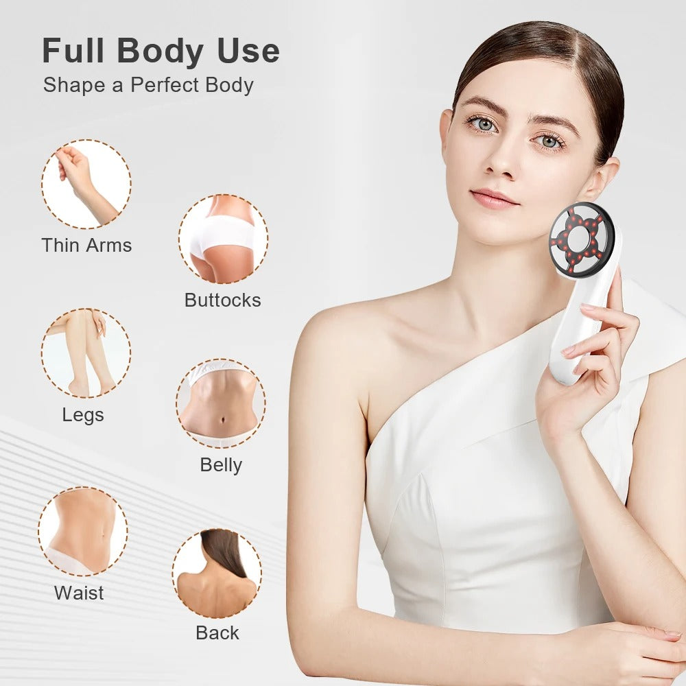 Electric Body Slimming Massage Fat Remover Vibrating Cellulite Massager Body Shaping Machine for Belly Waist Arm Leg Butt