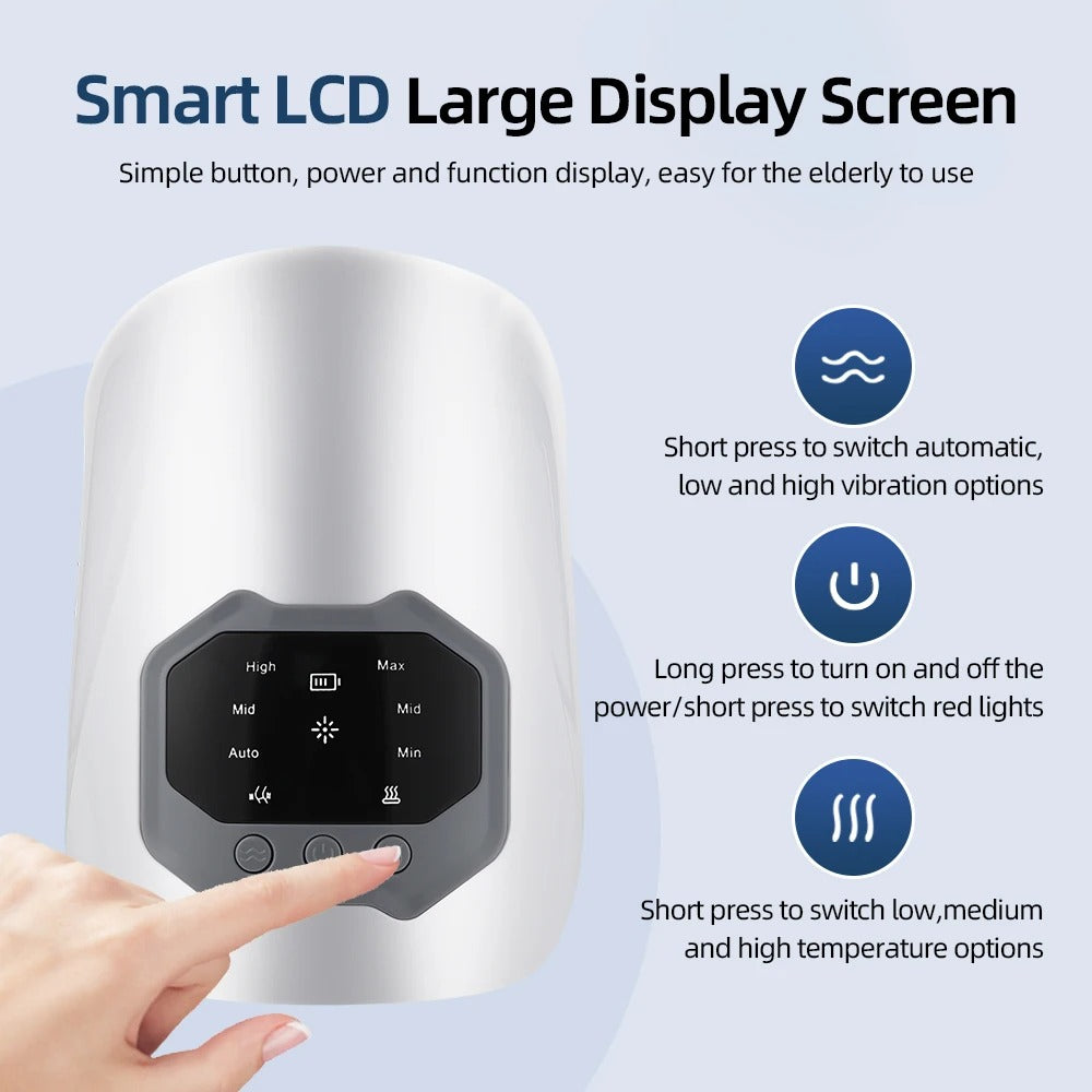 Electric Knee Massager Infrared Wireless Airbag Vibrating Leg Massager Heating Knee Pads Knee Joint Massager