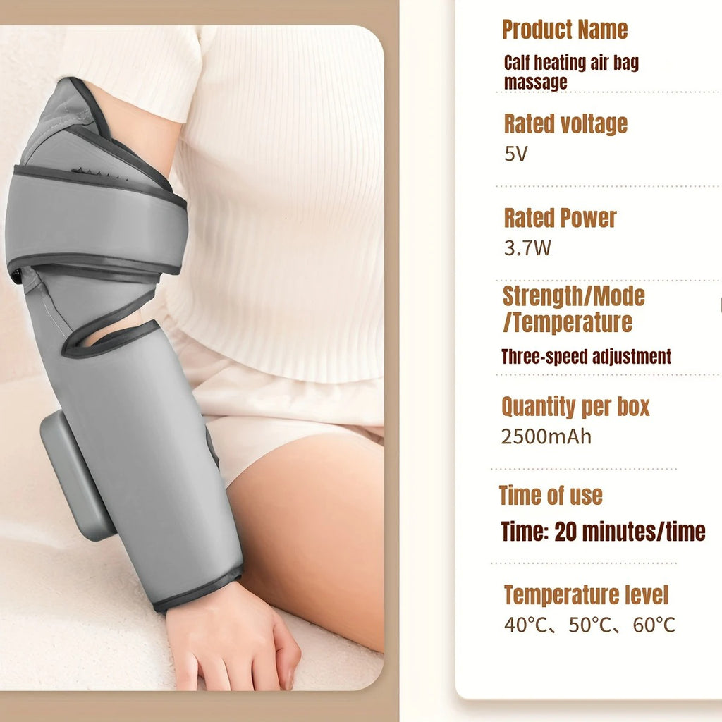 Electric Leg Massager Athletes Heating Muscle Relaxation Foot Leg Recovery Massage Machine Promotes Blood Circulation Tools