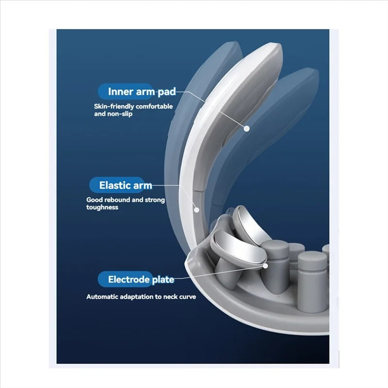 Most-Portable Cervical Massager Smart Cervical Massager Hot Compress Cervical Massager Rechargeable Cervical Massager
