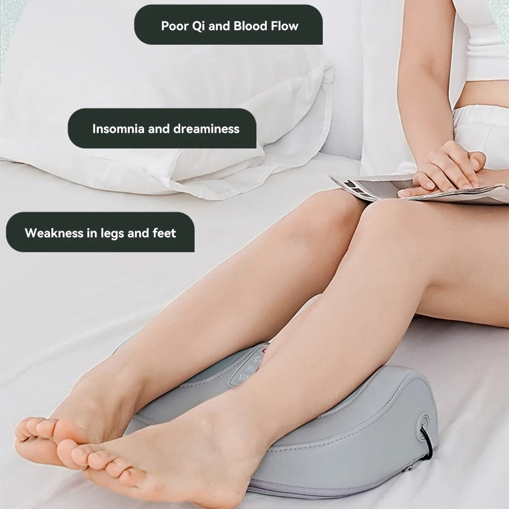 Hot Compress Foot Massager 4D Deep Muscle Massage Leg Hand Promote Blood Circulation Constant Temperature 3 Speeds