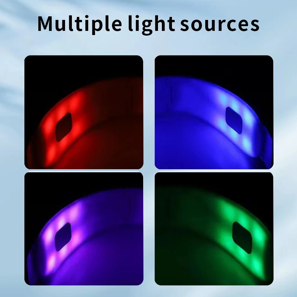 Portable Rechargeable Facial Massager with LED Display - V Face Lift Beauty Device for Skin Tightening