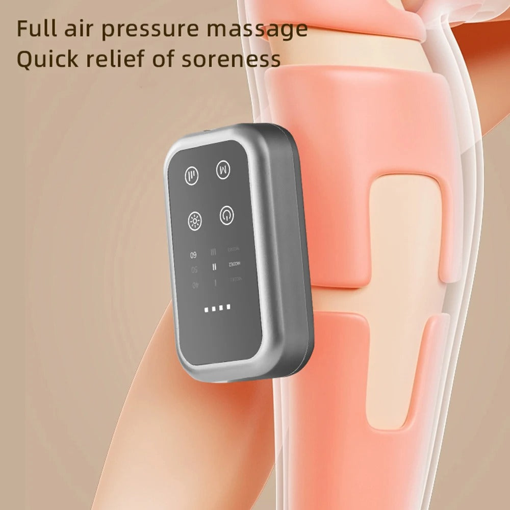 Electric Leg Massager Athletes Heating Muscle Relaxation Foot Leg Recovery Massage Machine Promotes Blood Circulation Tools