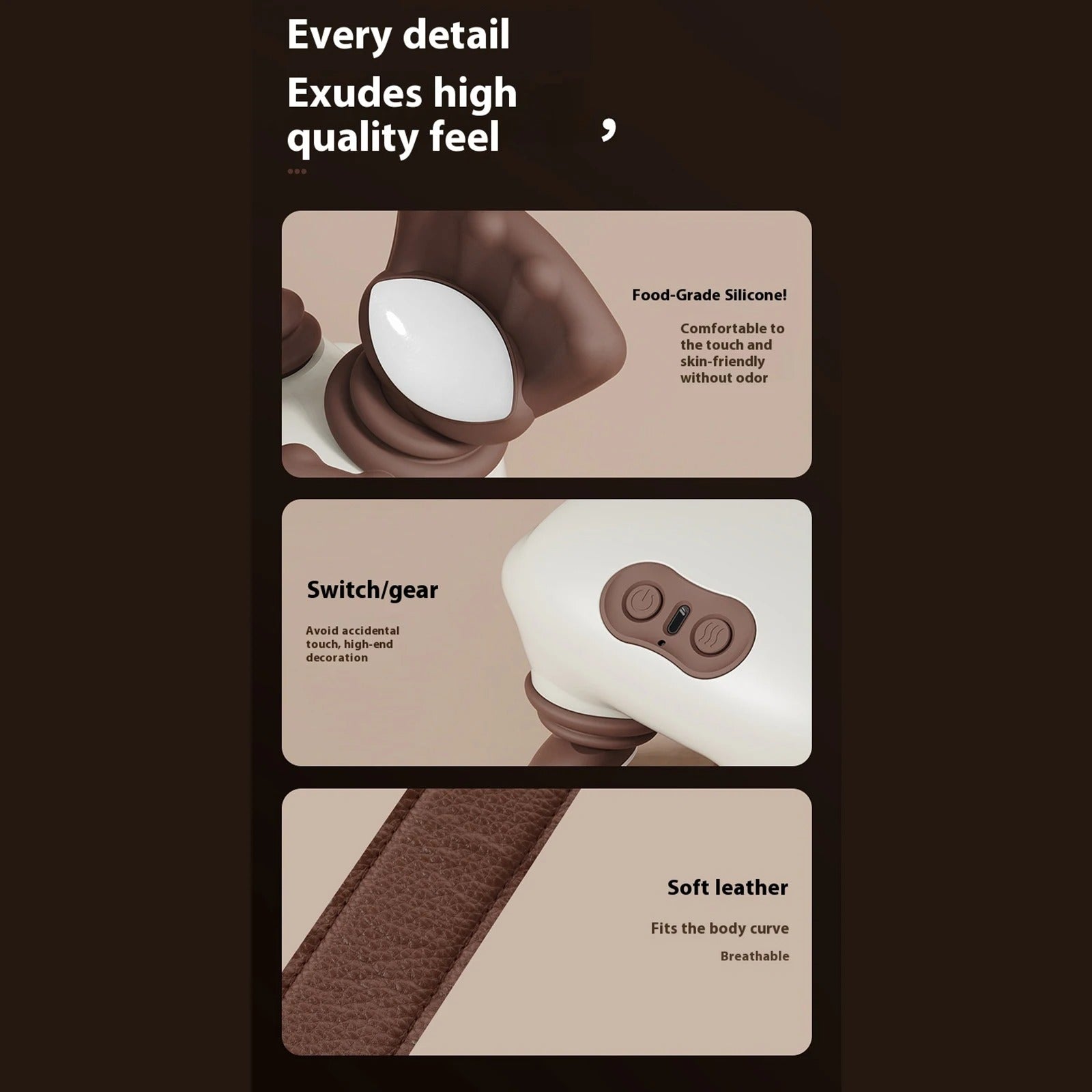 Shoulder Massager with Heat Shiatsu Neck and Back Massager Rechargeable Deep Tissue Kneading Massage Pillow for Muscle Relax