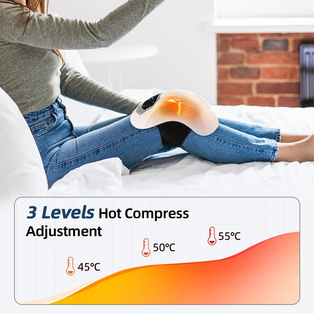 Electric Knee Massager Infrared Wireless Airbag Vibrating Leg Massager Heating Knee Pads Knee Joint Massager