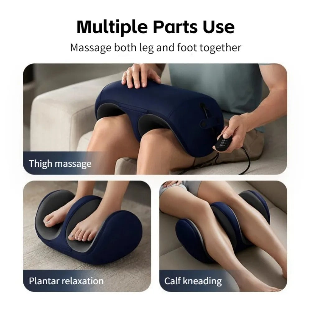 Shiatsu Foot Massager with Heat Hot Compress Circulation and Pain Relief Kneading Rolling for Feet Calf Leg Arm for Mom Dad Gift