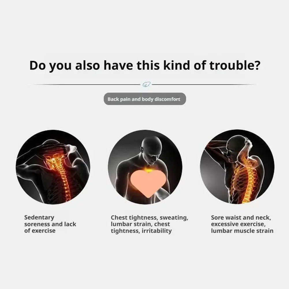 3 in 1 Electric Lumbar Support Pillow with Adjustable Height Lying Flat Waist Relief Waist Support Waist Pillow Heating Vibration