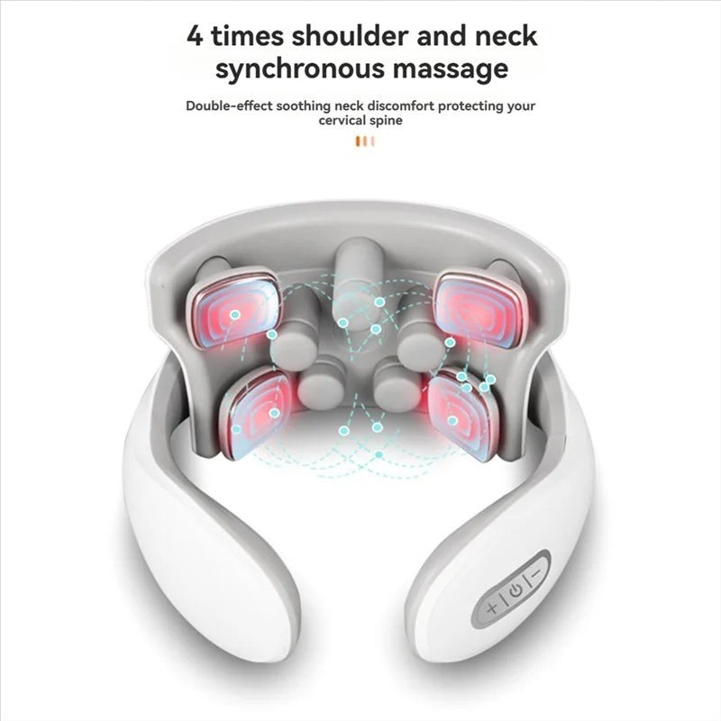 Most-Portable Cervical Massager Smart Cervical Massager Hot Compress Cervical Massager Rechargeable Cervical Massager