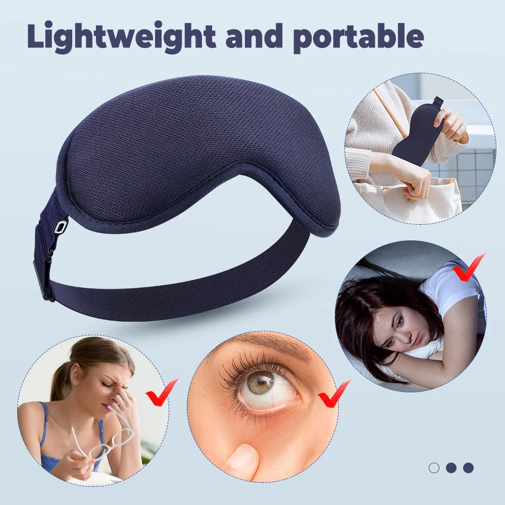 USB Electric Heated Steam Eyes Mask Hot Compress Warm Eye Care Massager Relieve Tired Eyes Dry