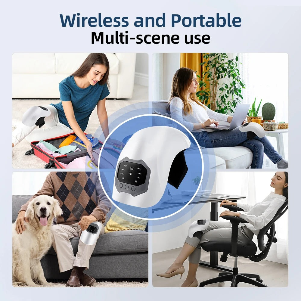 Electric Knee Massager Infrared Wireless Airbag Vibrating Leg Massager Heating Knee Pads Knee Joint Massager