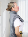 Ergonomic Heated Wrap for Neck and Shoulders with 9 Heat Options Heating Pad with Massager for Neck and Shoulders for Women Men