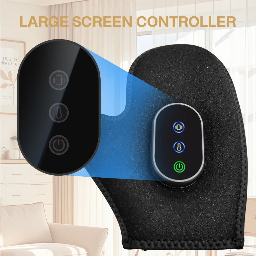 Cordless Electric Hand Massager with Heat and Compression for Arthritis and Carpal Tunnel Full Wrapped Relaxation Portable Gift