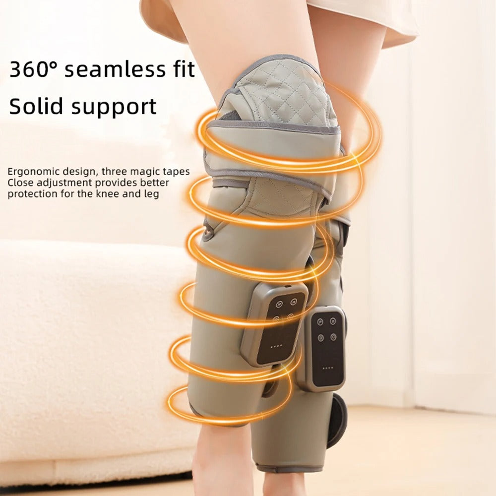 Electric Leg Massager Athletes Heating Muscle Relaxation Foot Leg Recovery Massage Machine Promotes Blood Circulation Tools