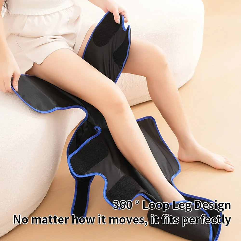 360° Foot Air Pressure Electric Leg Massager Promotes Blood Circulation Muscle Relaxation Lymphatic Drainage Relieve Health Care