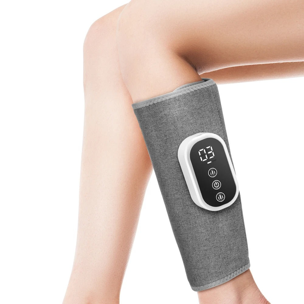 Electric Heating Leg Massager Wireless Rechargeable Air Compression Leg Calf Massage For Relief Relax Leg Muscles Health Care