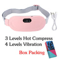 Electric Heating Waist Massage Belt Abdominal Menstrual Heating Pad Belly Warm Palace Belt for Period Cramp Relief