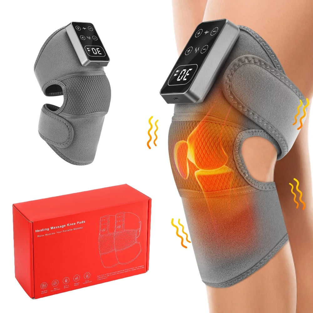 Electric Heating Knee Massager Joint Elbow Knee Pad Shoulder Pad Vibration Knee Shoulder Massage