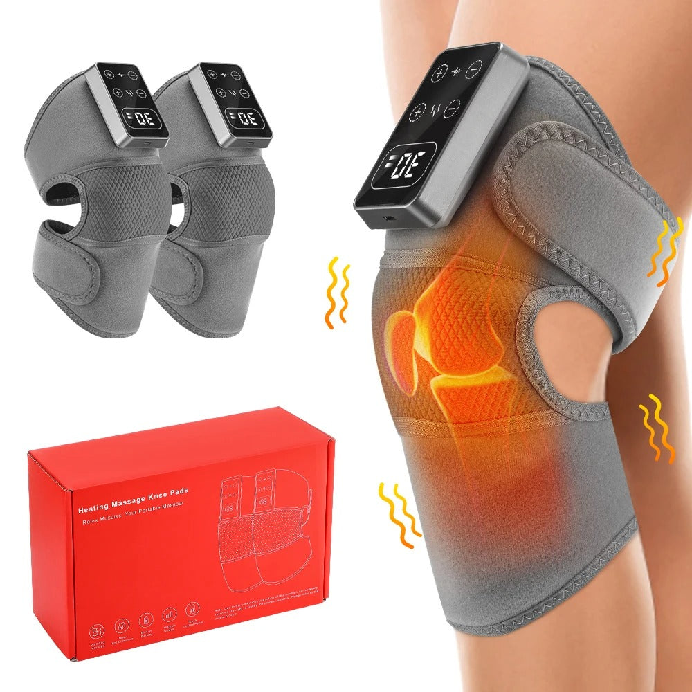 Electric Heating Knee Massager Joint Elbow Knee Pad Shoulder Pad Vibration Knee Shoulder Massage