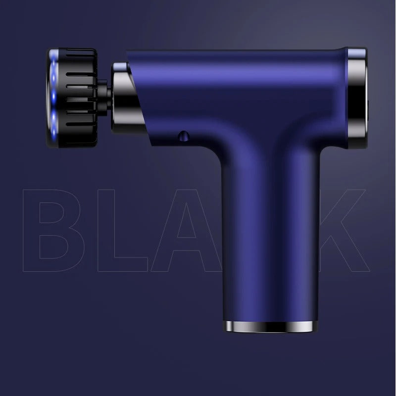 New Electric Massage Gun With Heat Cold 9 Gears Multifunctional Fascia Gun Home Portable Gym Use Small Quiet Handheld Massager
